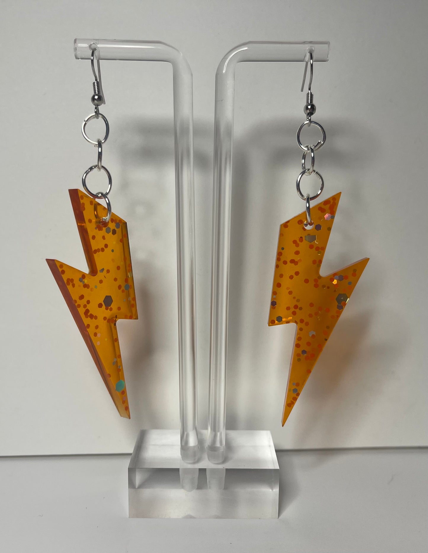 Lightning Bolt Earrings (Multiple Colors Available)