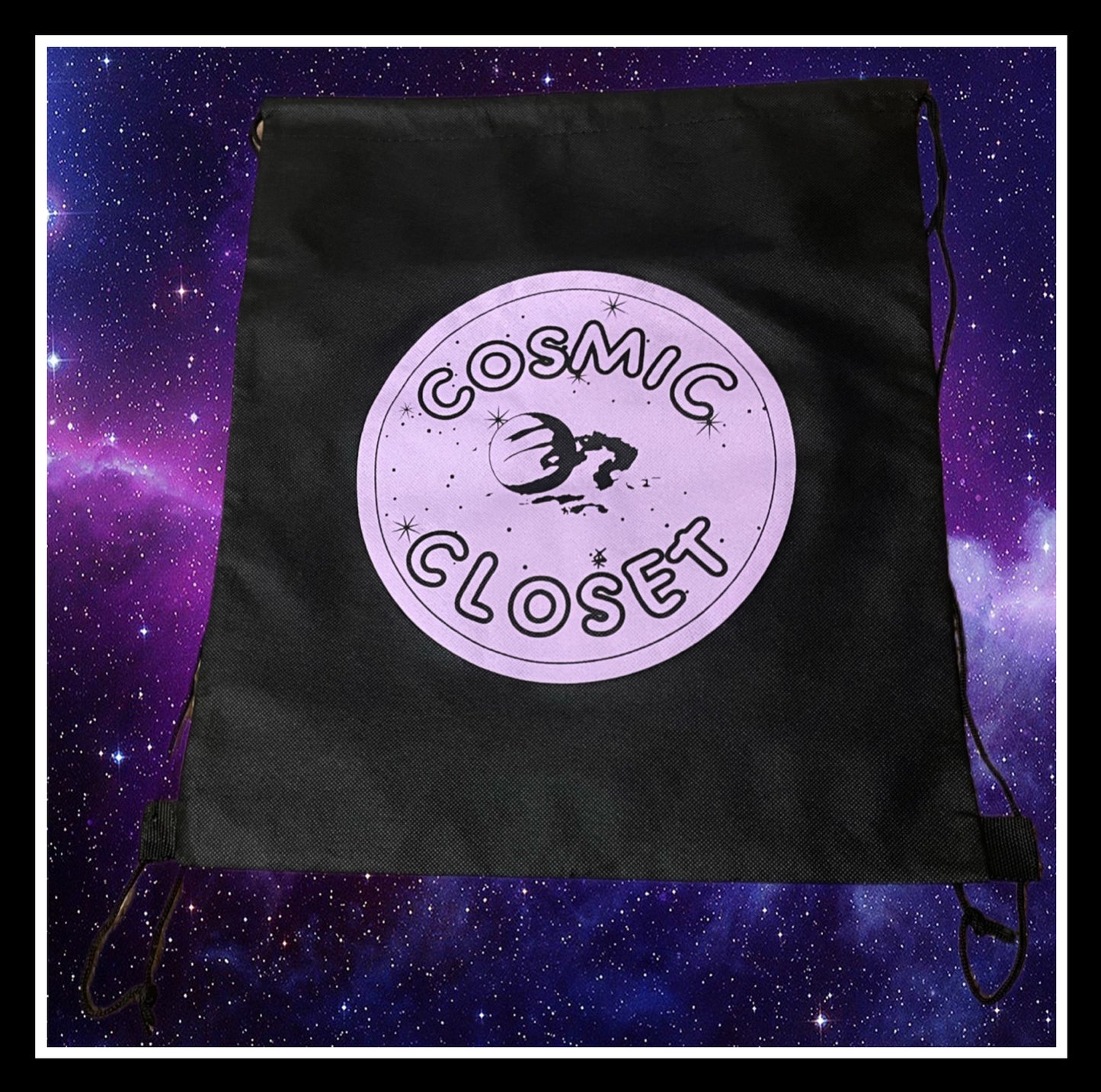 Cosmic Closet Drawstring Backpack