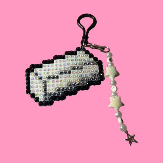 Bedazzled Iron Ingot Keychain