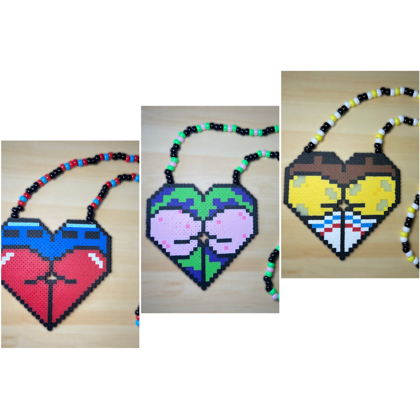 “Bikini Bottoms” Kandi Necklaces (Multiple Designs Available)