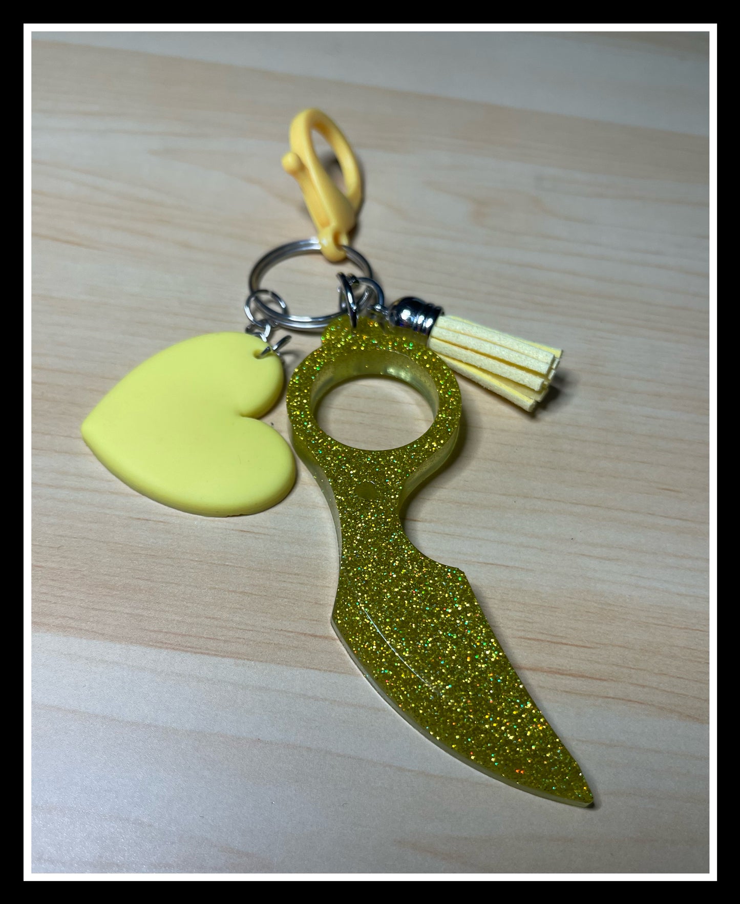 Curved Fairy Knife Keychain (Multiple Colors Available)