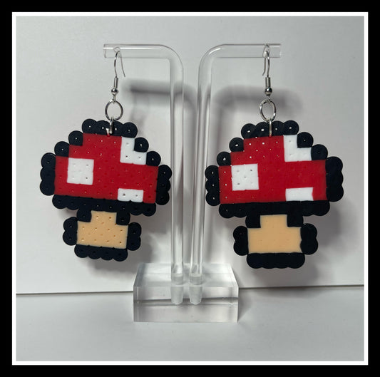 Mushroom Earrings (Multiple Colors Available)