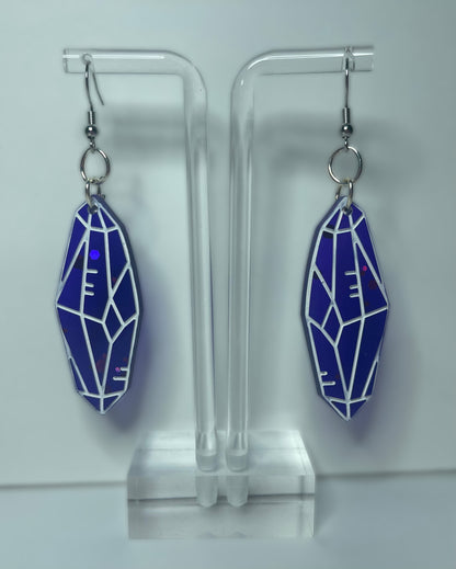 Crystal Earrings (Multiple Colors Available)