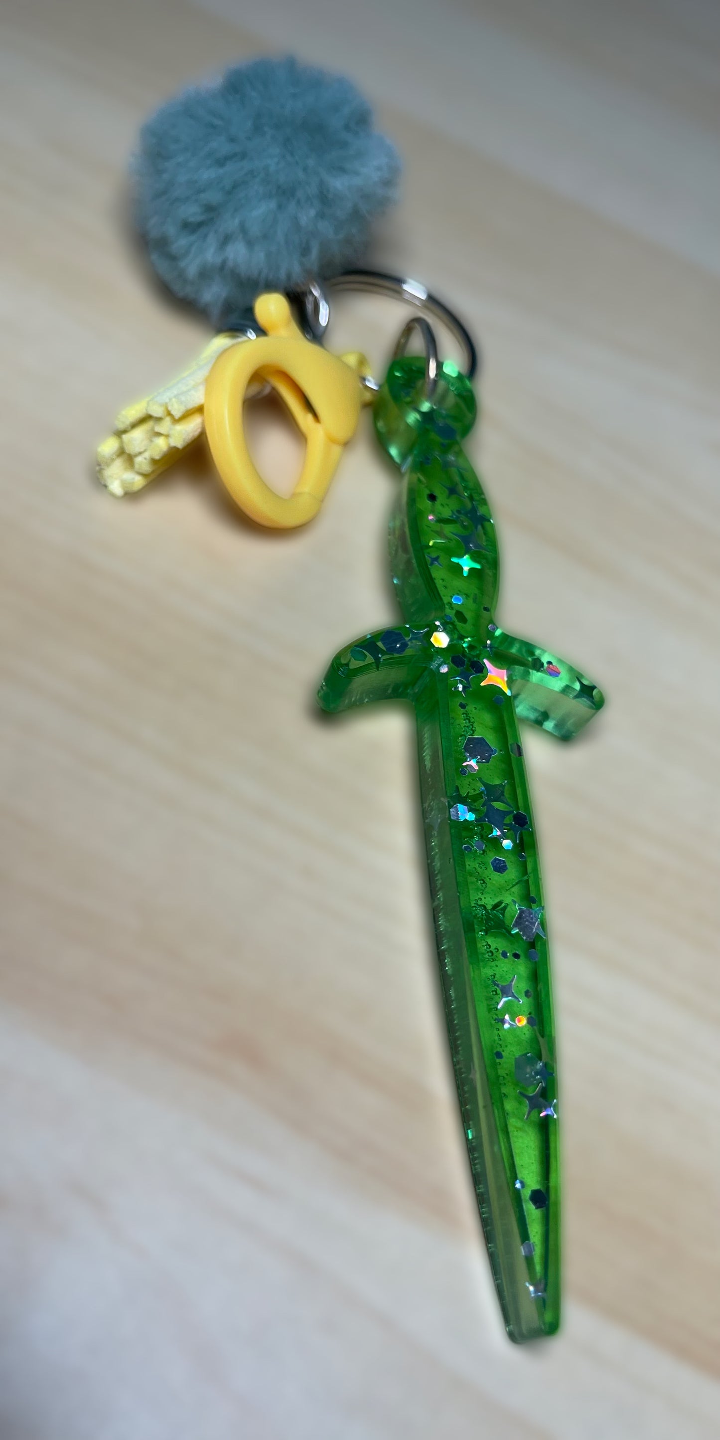 Wand/Sword Keychain (Small) (Multiple Colors Available)