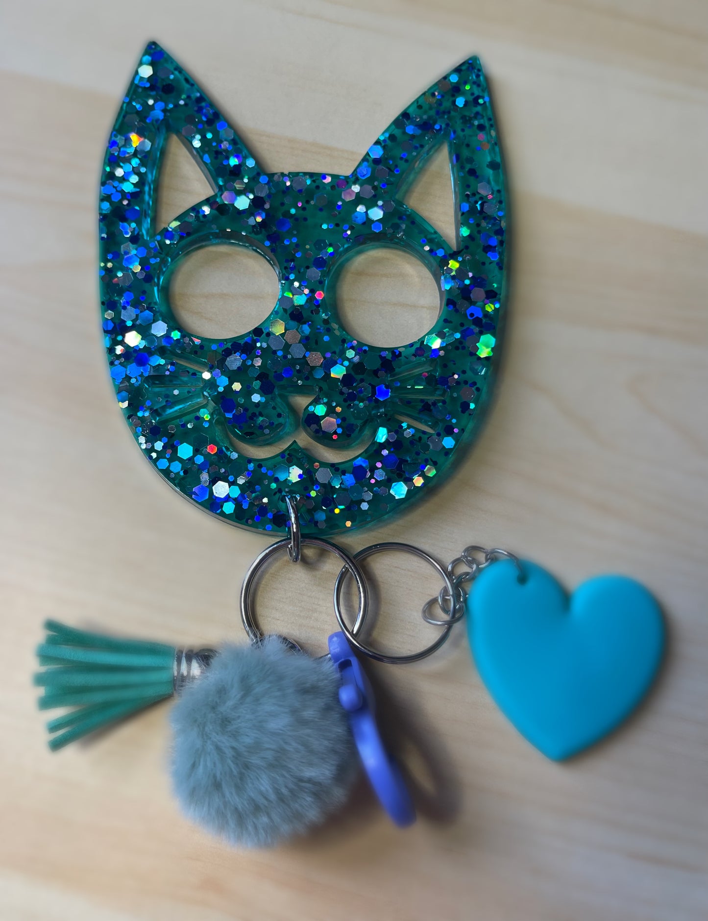 Cat Stabber Keychain (Multiple Colors Available)
