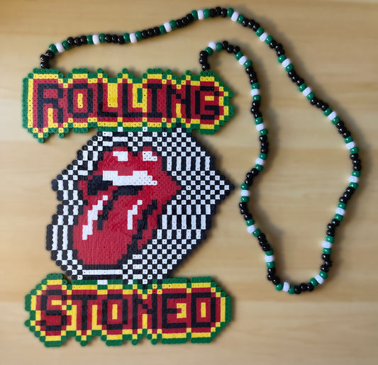Rolling Stoned Kandi Necklace