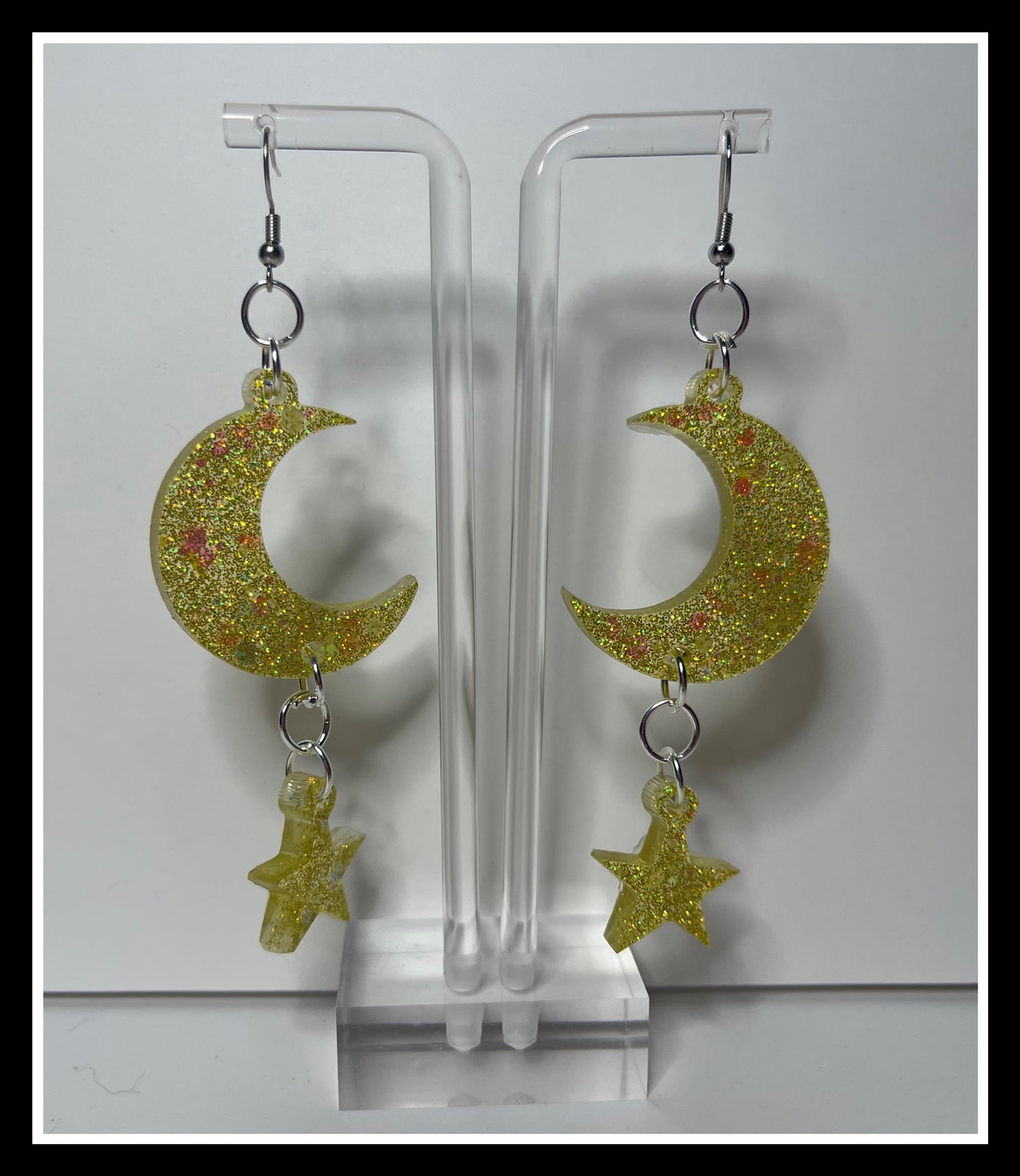 Moon Earrings (Multiple Colors Available)