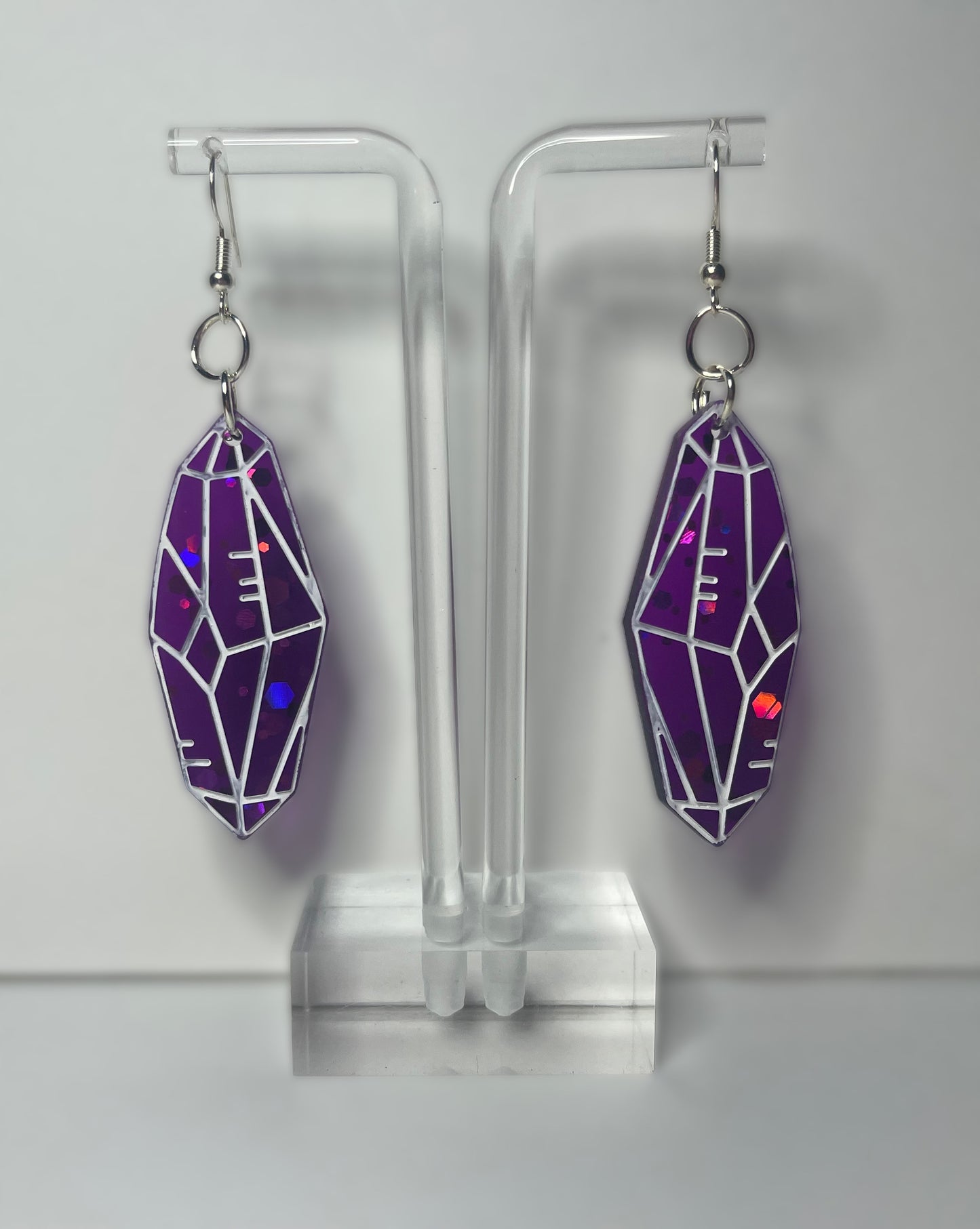 Crystal Earrings (Multiple Colors Available)