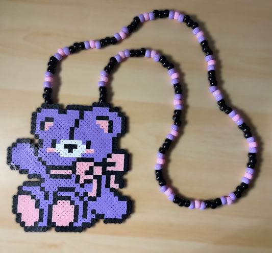 Cutesy Bear Kandi Necklace