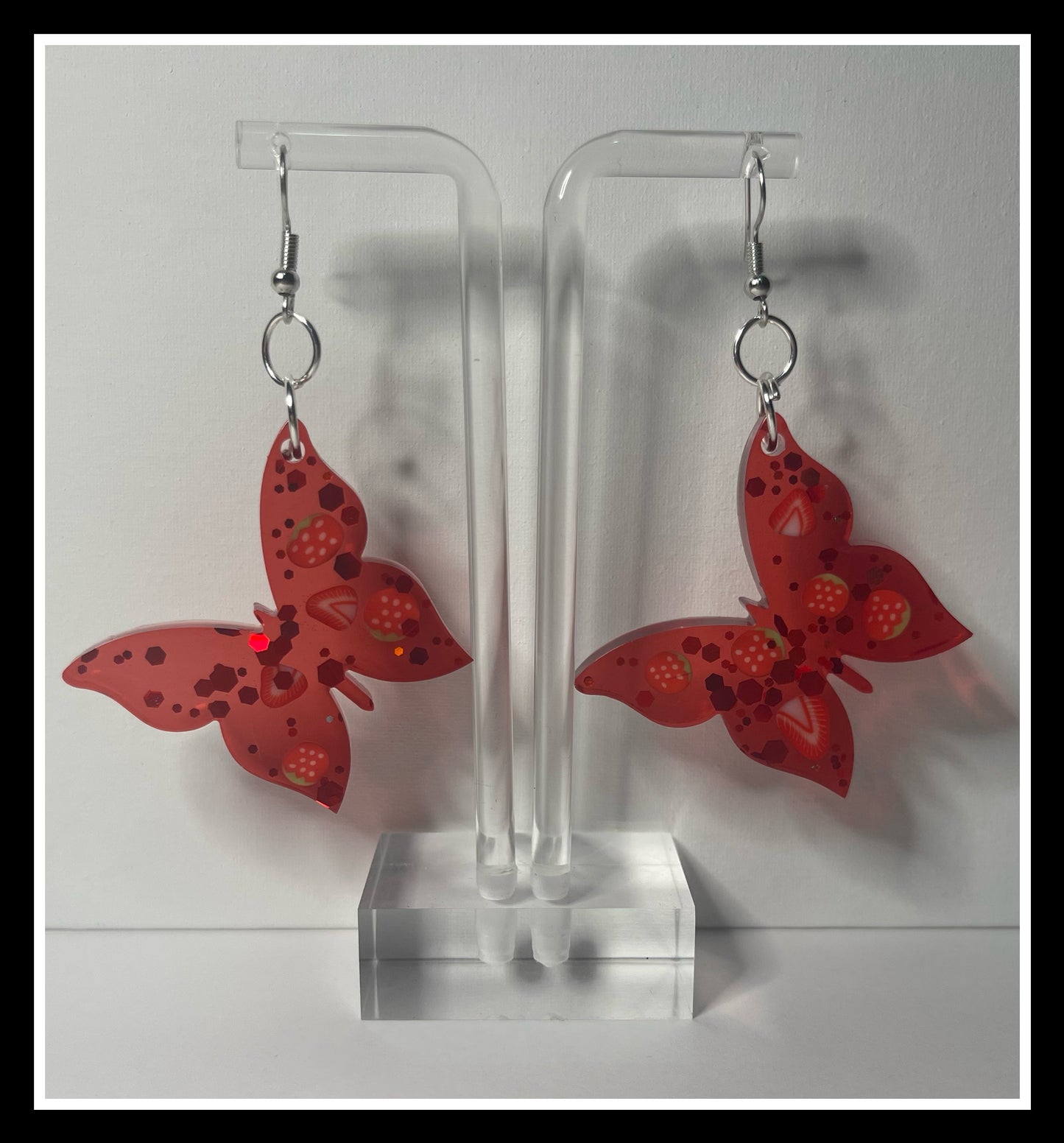 Butterfly Earrings (Multiple Colors Available)